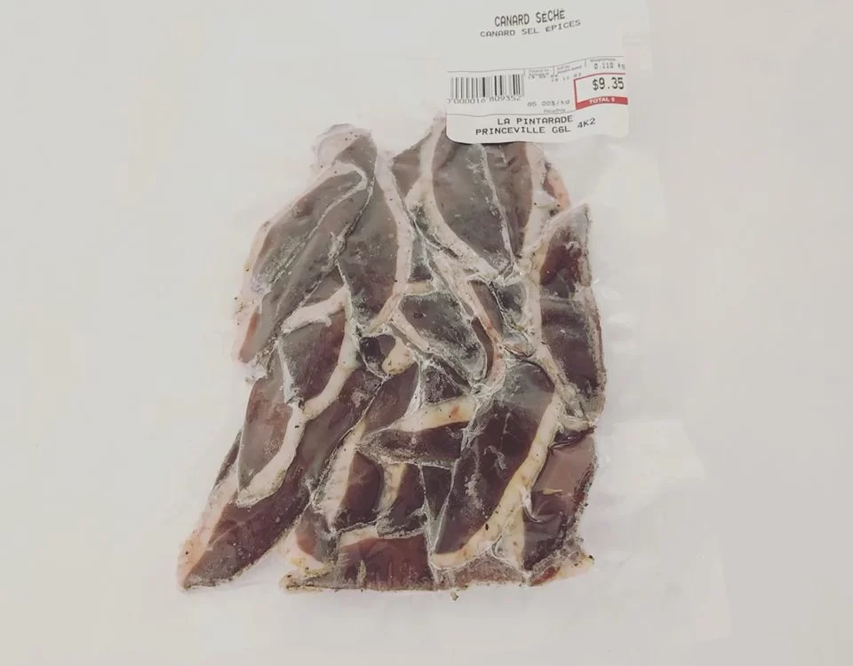 poitrine canard sechée