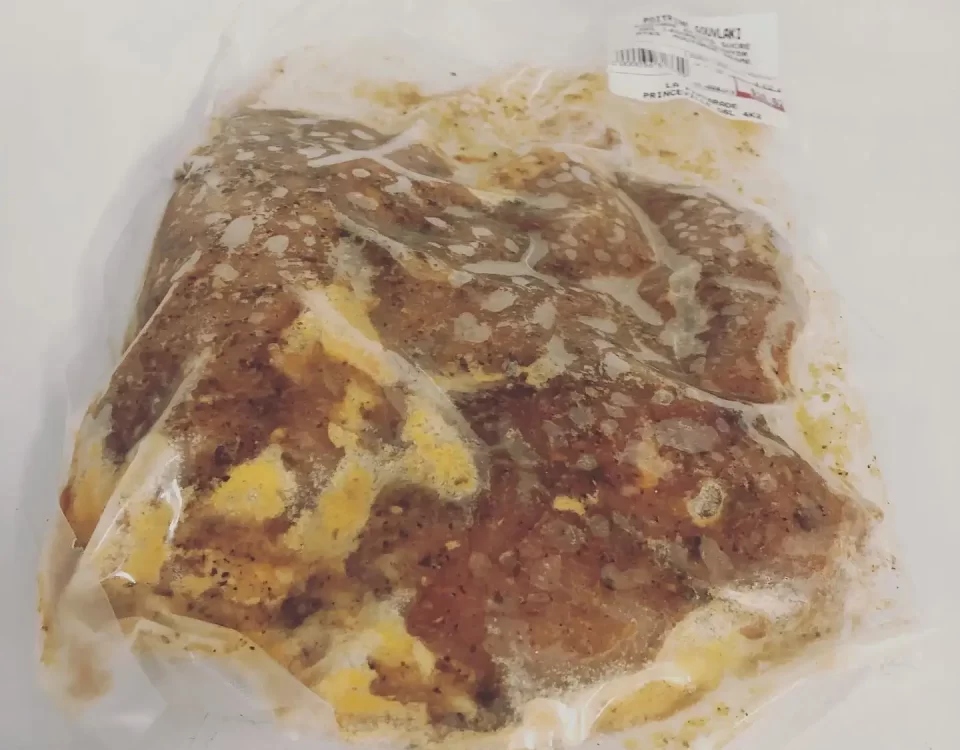 poitrine pintade souvlaki