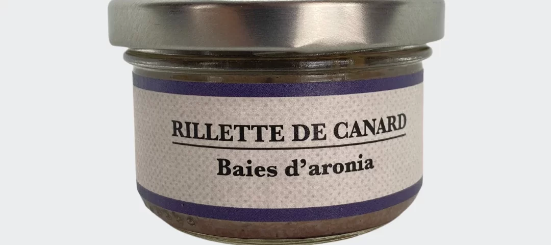 rillette canard baies aronia