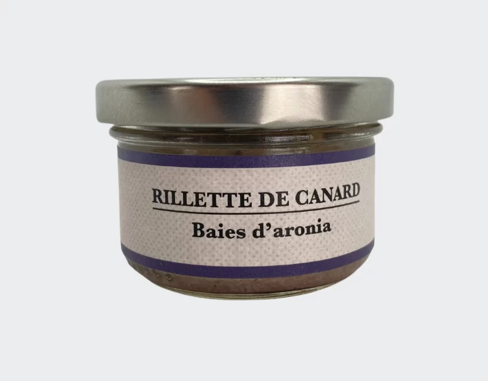 rillette canard baies aronia
