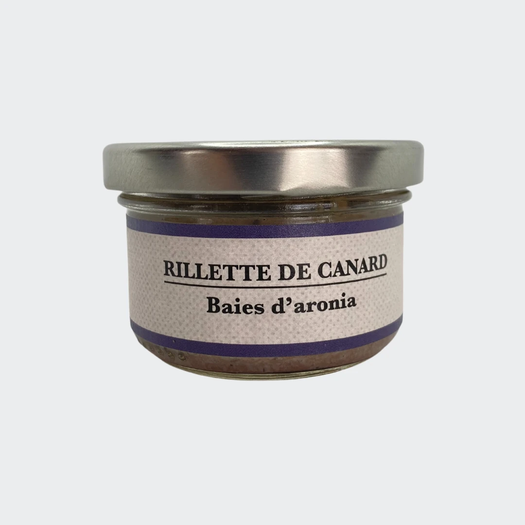 rillette canard baies aronia