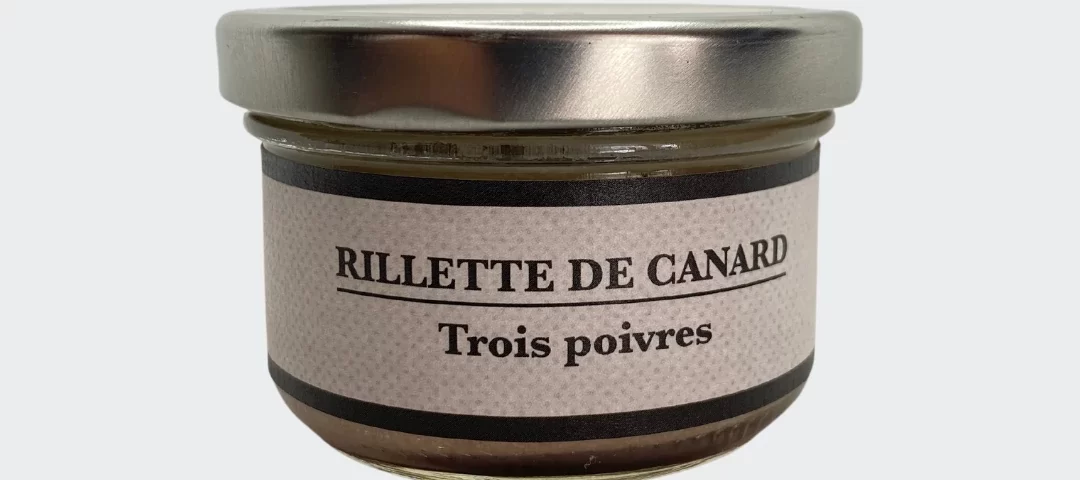 rillette canard trois poivres