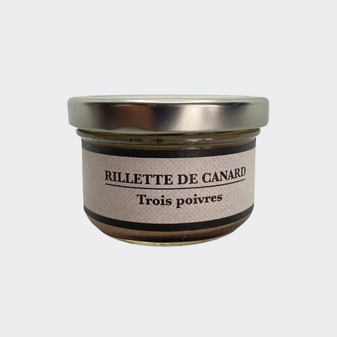 rillette canard trois poivres