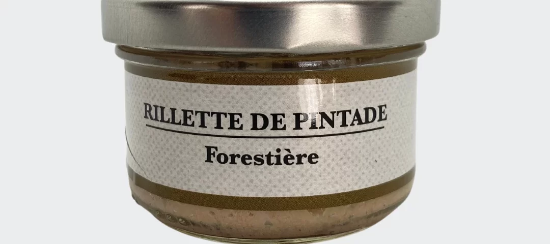 rillette pintade forestière