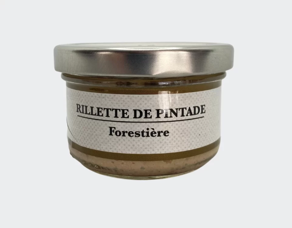 rillette pintade forestière