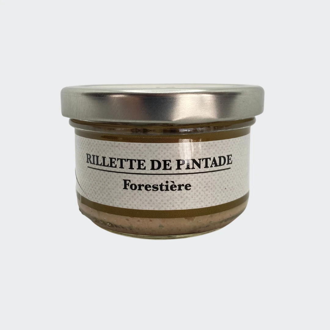 rillette pintade forestière