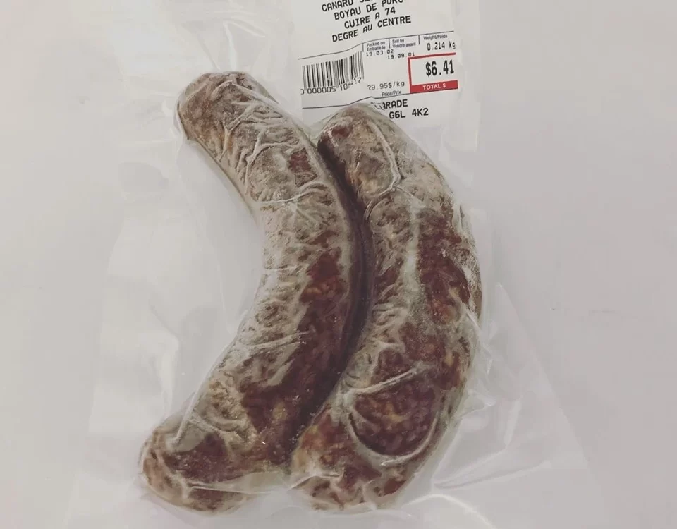 saucisse canard cari