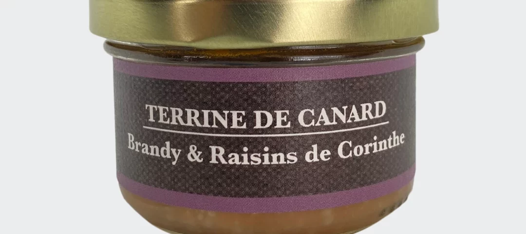 terrine canard brandy raisins corinthe