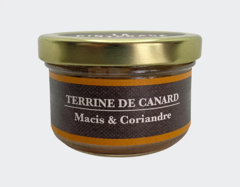 terrine canard macis coriandre