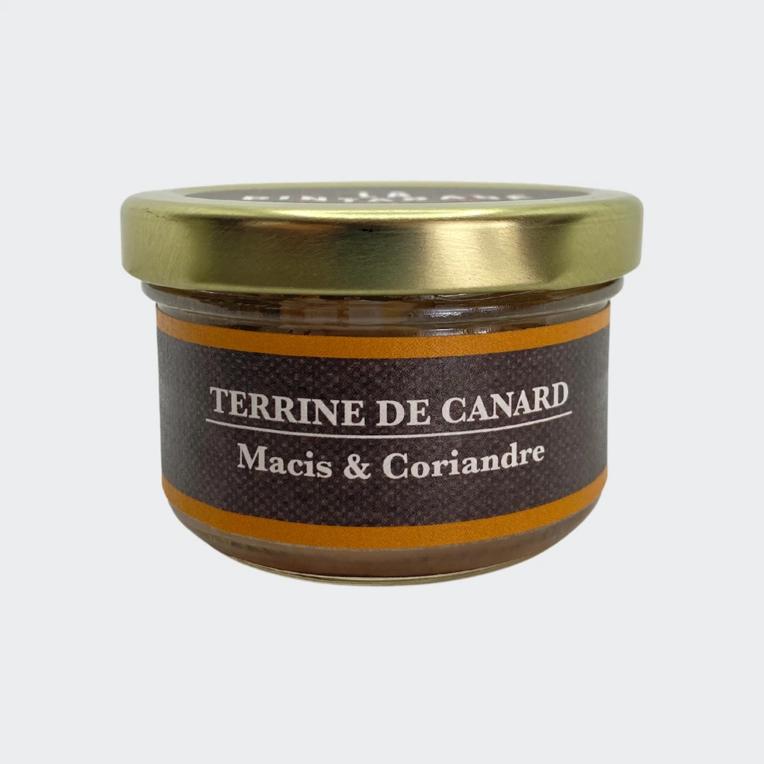 terrine canard macis coriandre