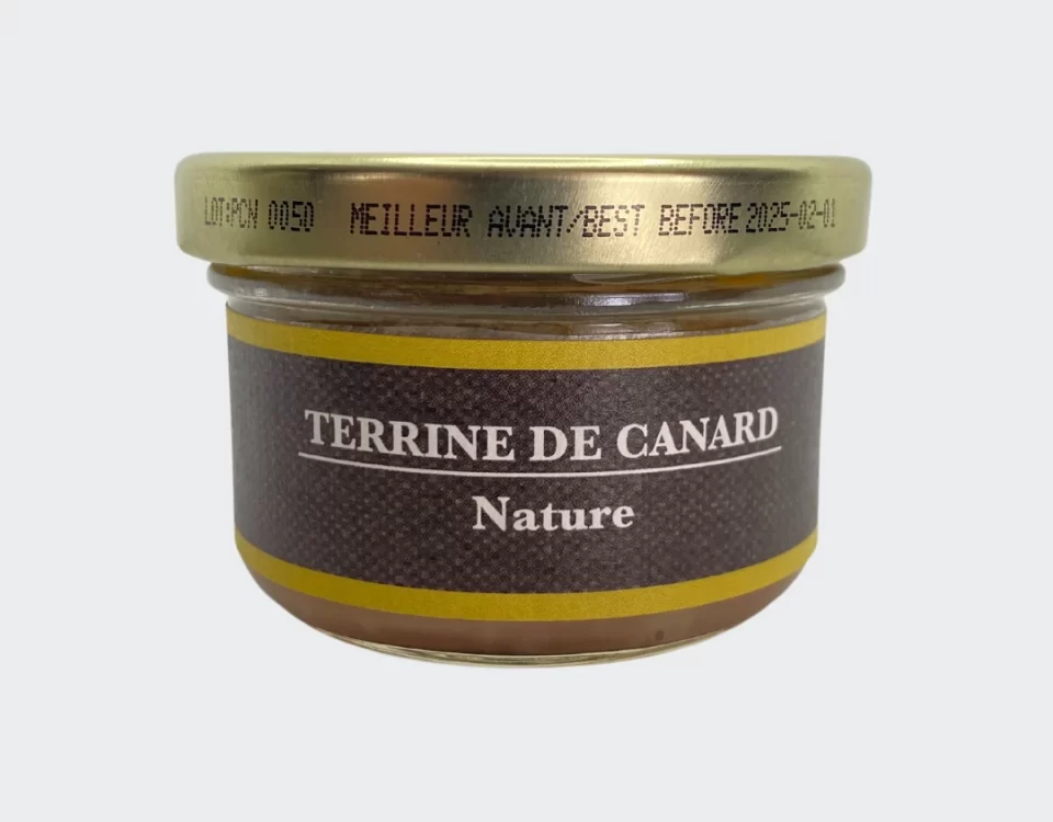 terrine canard nature