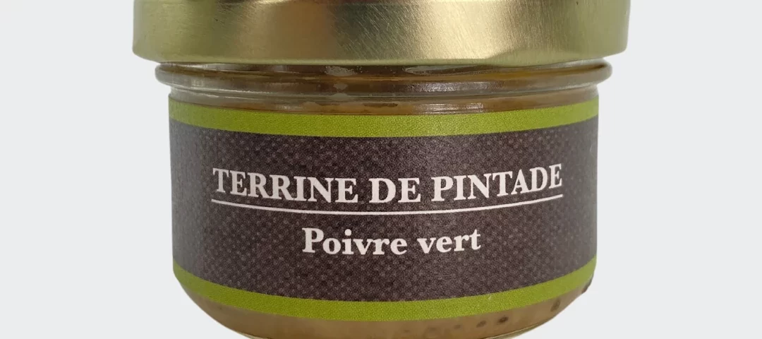 terrine pintade poivre vert