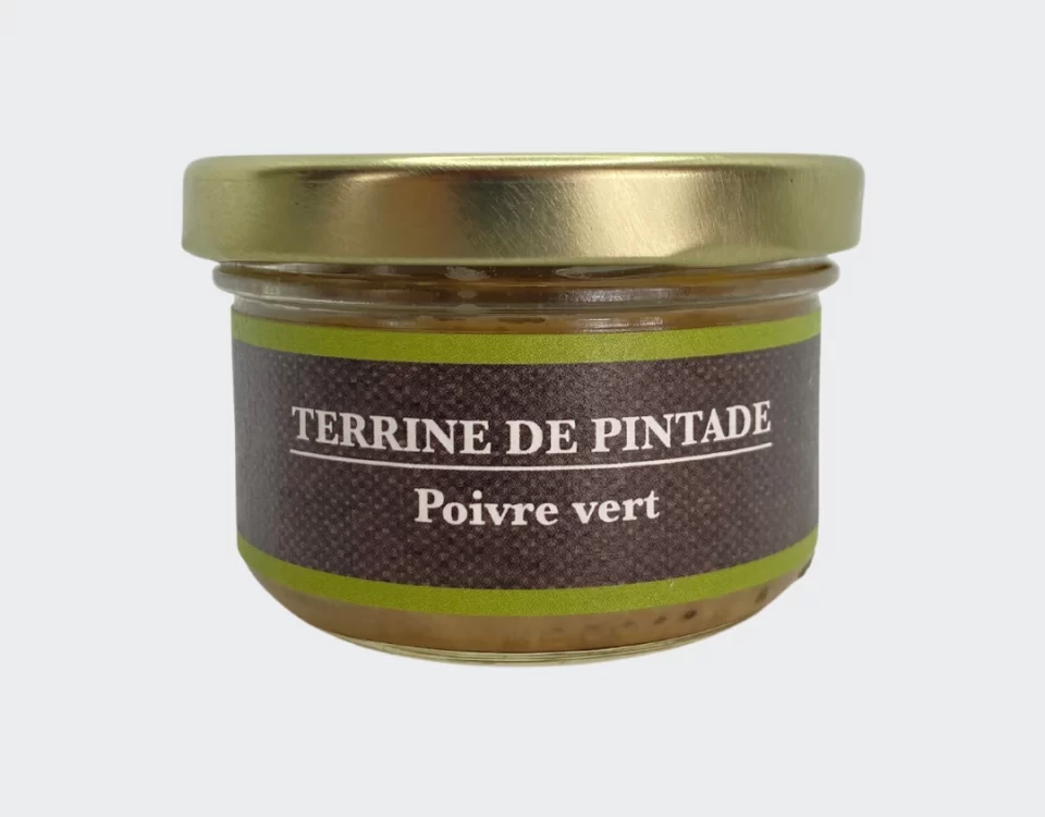 terrine pintade poivre vert