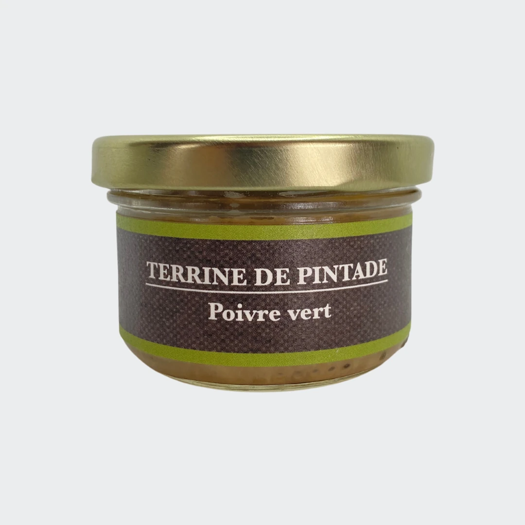 terrine pintade poivre vert